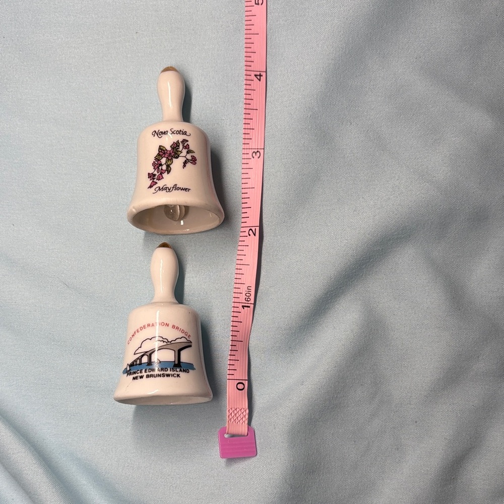 Vintage Porcelain Souvenir Bells - Picture 2 of 3
